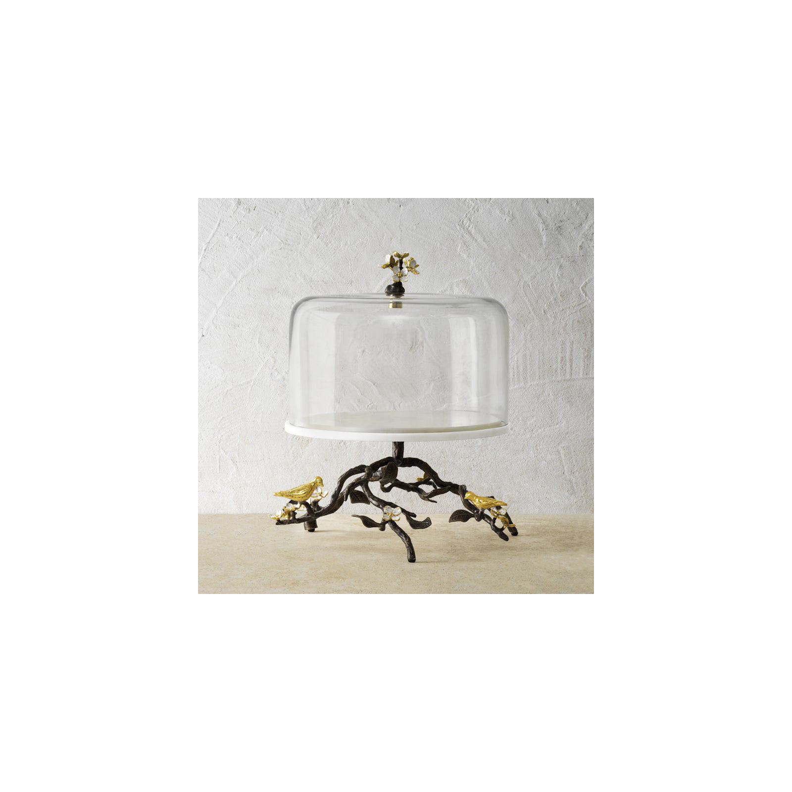 Tortownica z kloszem Lovebirds Michael Aram