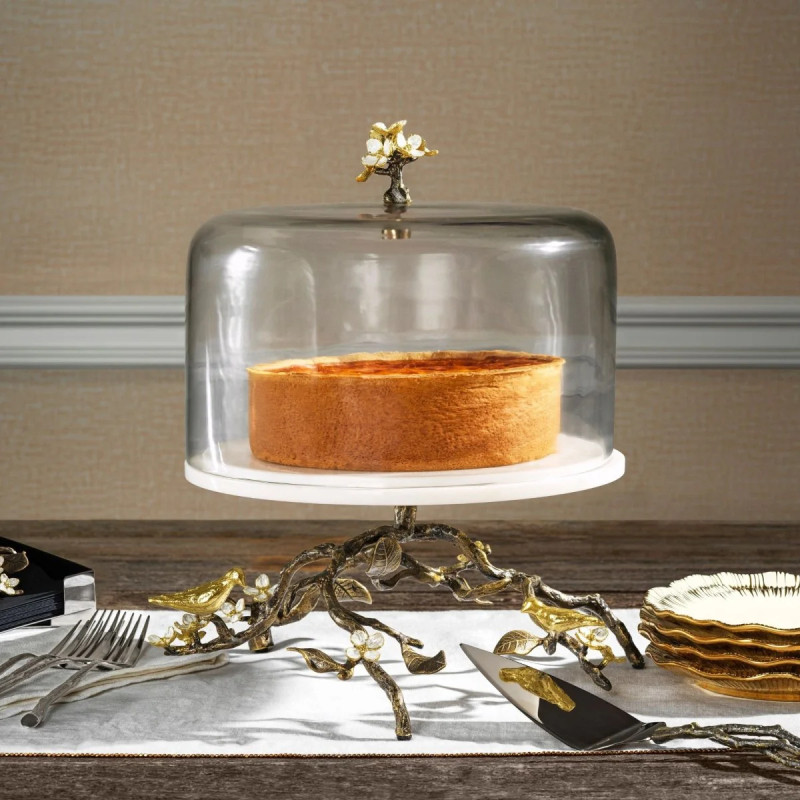 Tortownica z kloszem Lovebirds Michael Aram