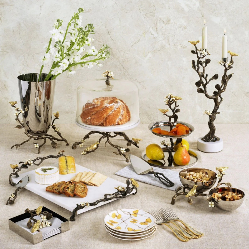 Tortownica z kloszem Lovebirds Michael Aram