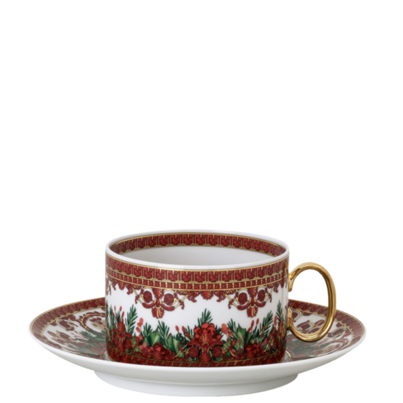 Filizanka do herbaty Versace Christmas I Love Baroque