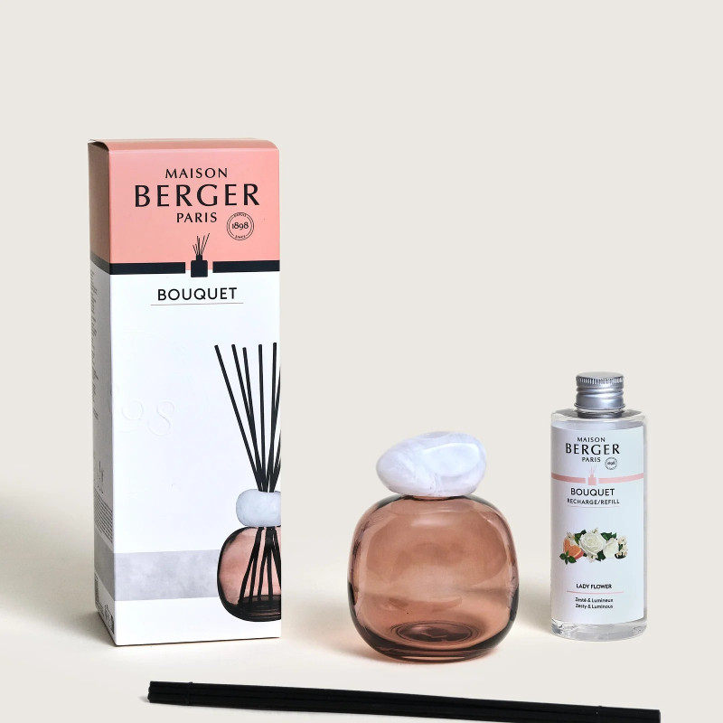 Zestaw patyczki Minerały śliwkowo-białe Maison Berger Paris