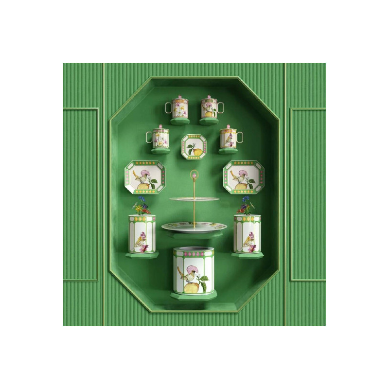 Kubek z przykrywką IDYLLIA Flycatcher pink