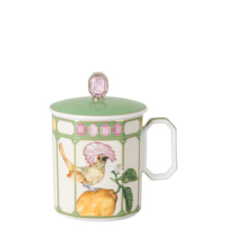 Kubek z przykrywką IDYLLIA Flycatcher green