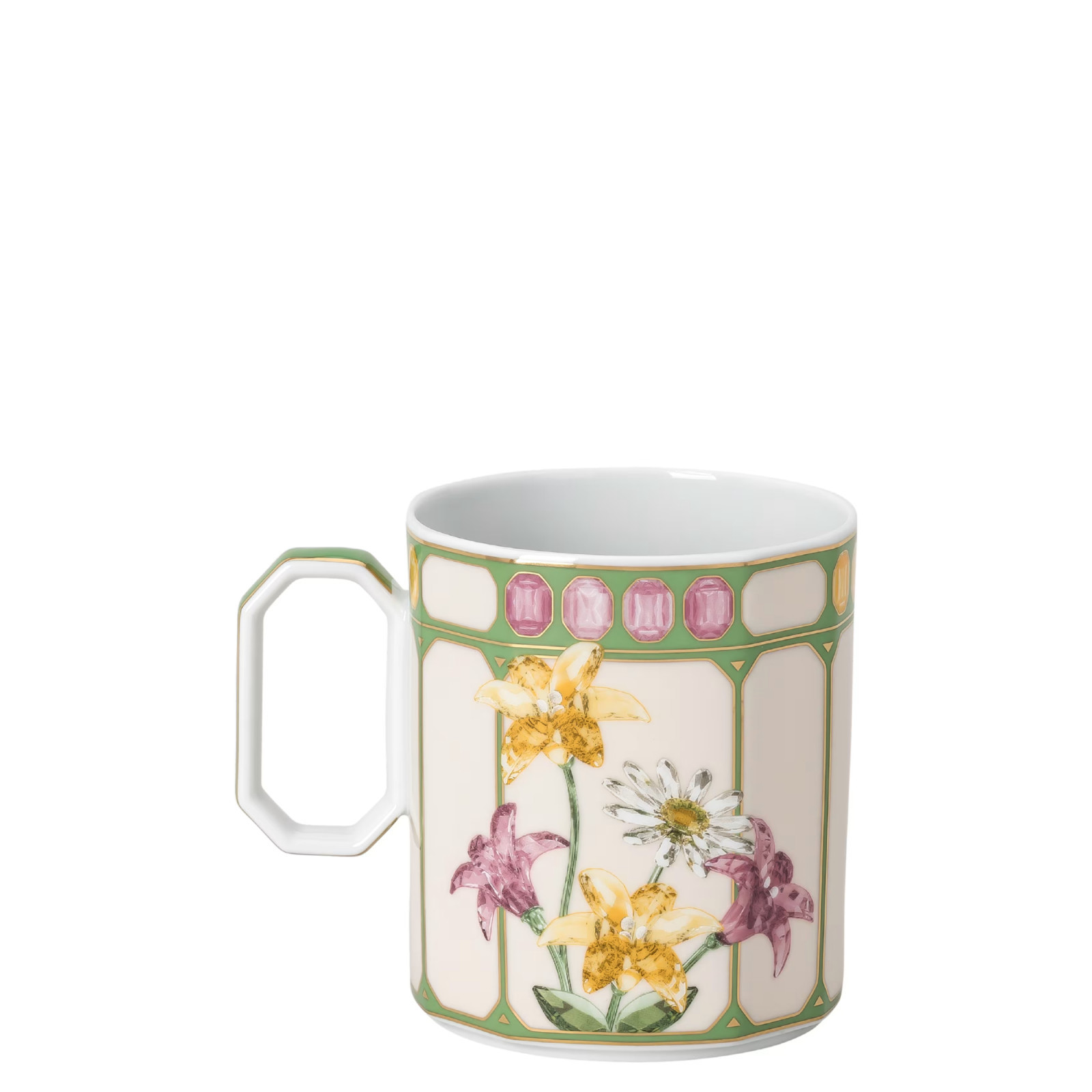 Kubek z przykrywką IDYLLIA Flycatcher green