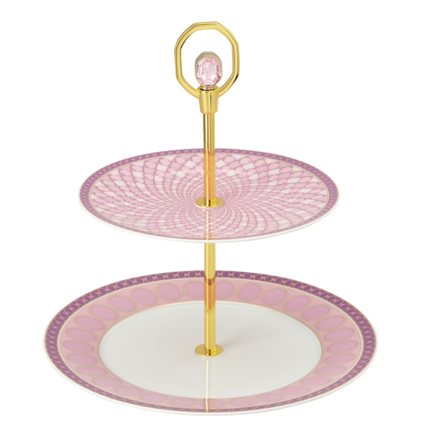 Etażera 2cz. Signum różowa