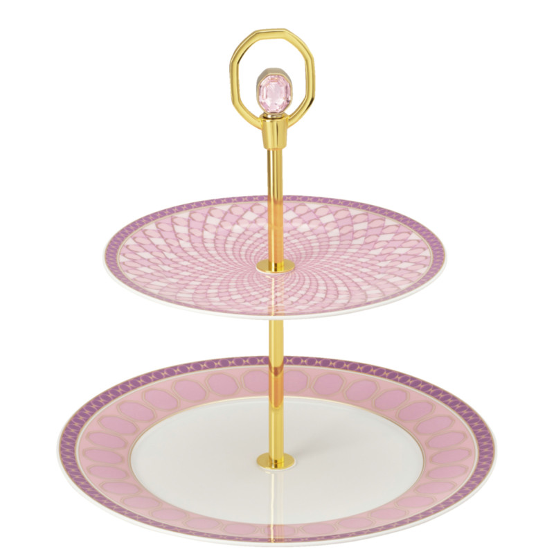 Etażera 2cz. Signum różowa