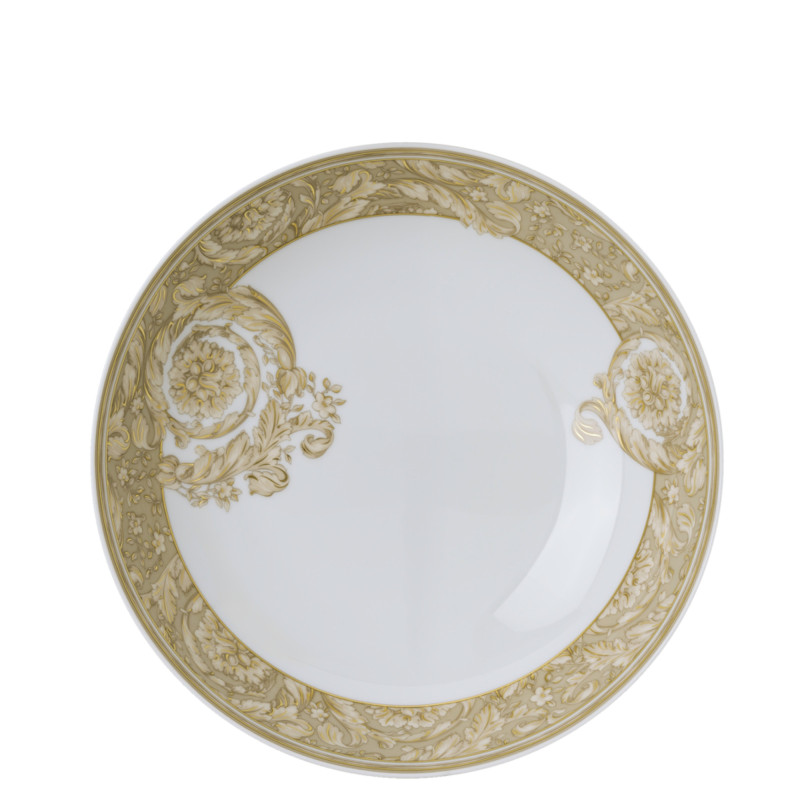 Talerz 22 cm głęboki Versace Barocco Beige