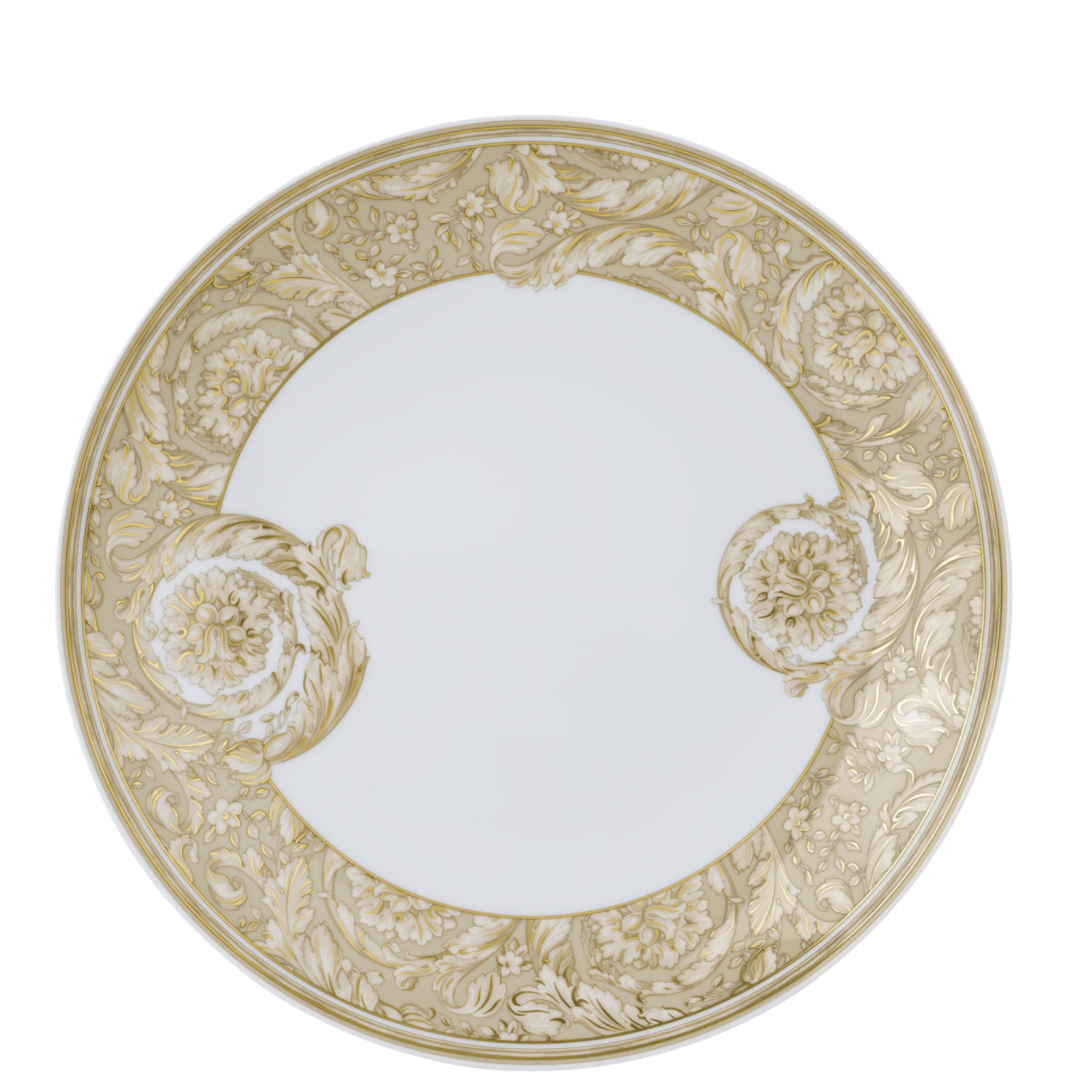Talerz 28 cm Versace Barocco Beige