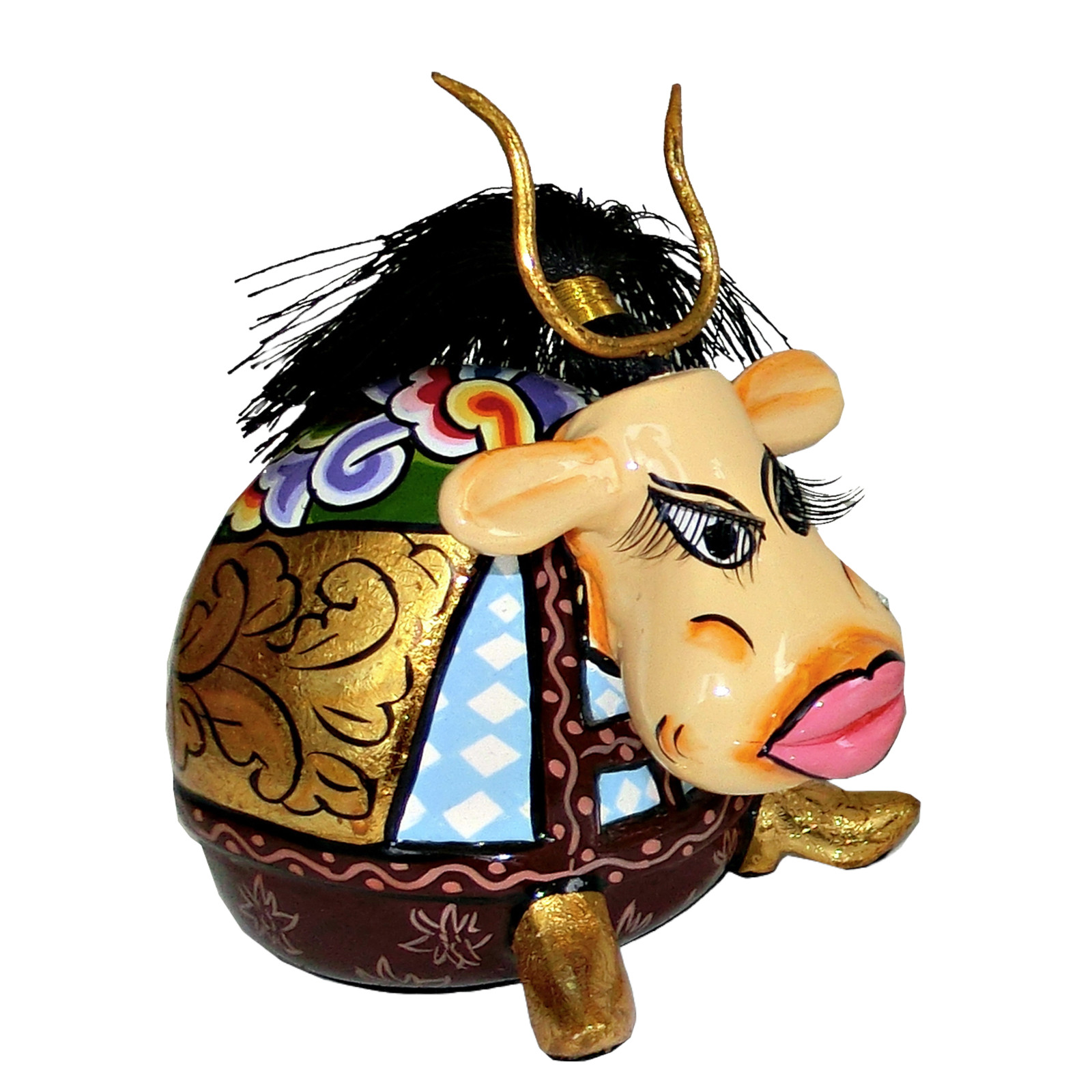 Figurka krowa Walter gold Tom's Drag