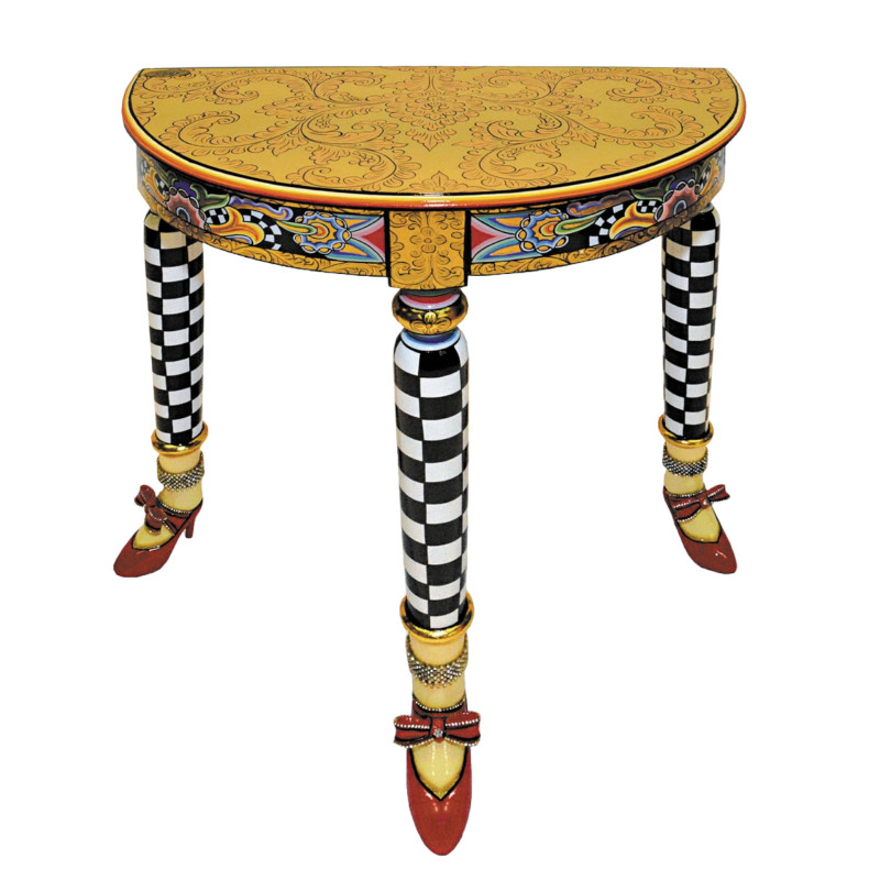 Konsola półokrągła Versailles GOLD Tom's Drag