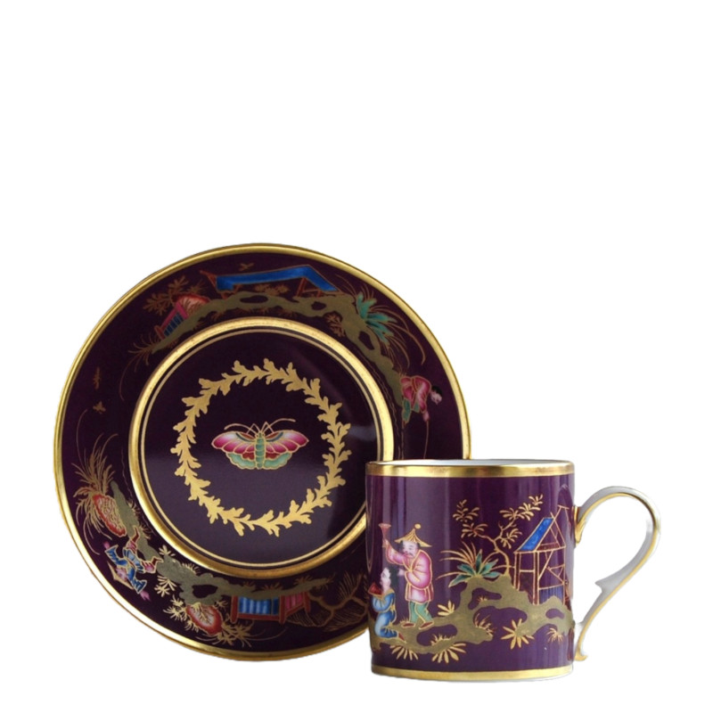 Bernardaud Filiżanka „Chinois dans un jardin”
