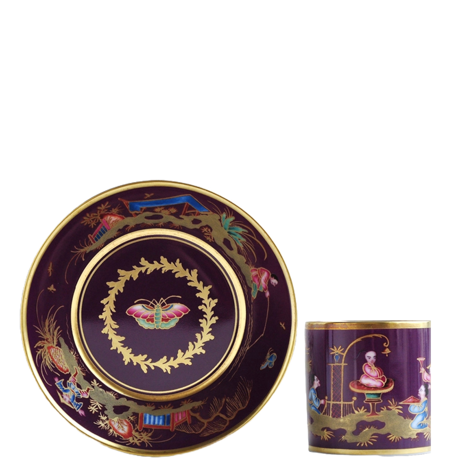 Bernardaud Filiżanka „Chinois dans un jardin”