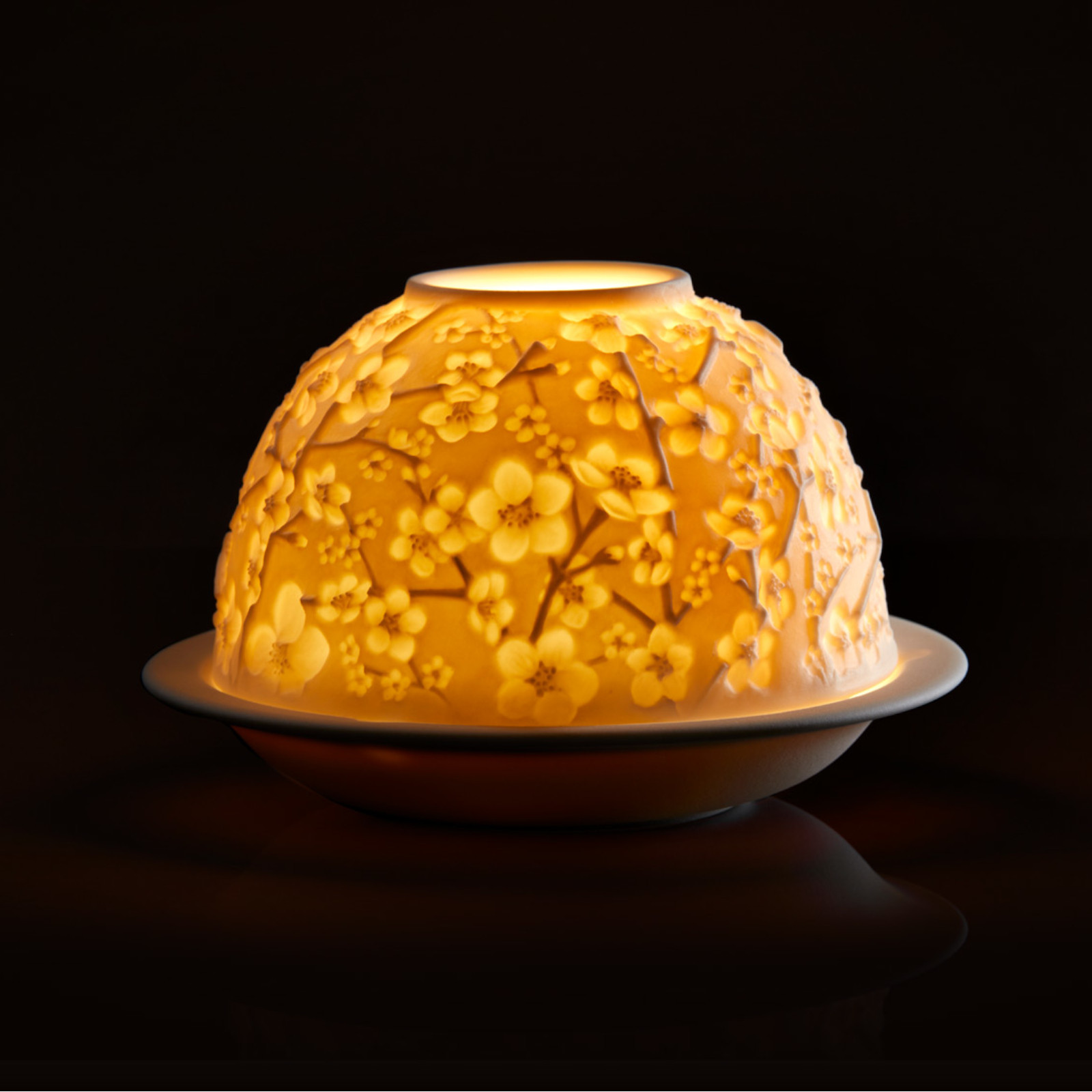 Bernardaud Świecznik Kwiat wiśni