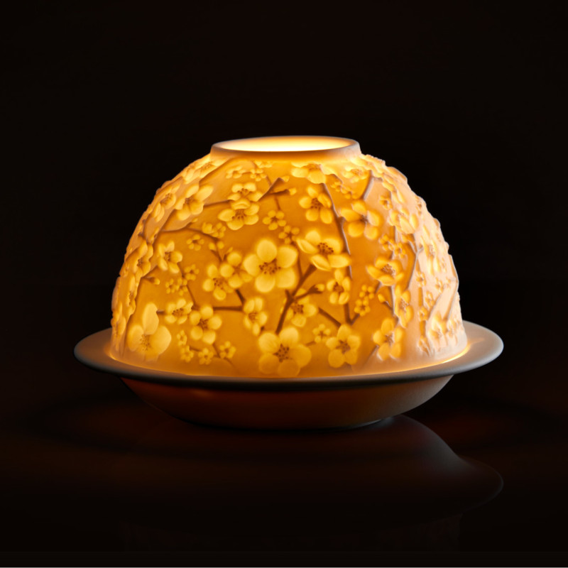 Bernardaud Świecznik Kwiat wiśni