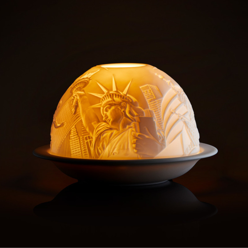 Bernardaud Świecznik Nowy Jork