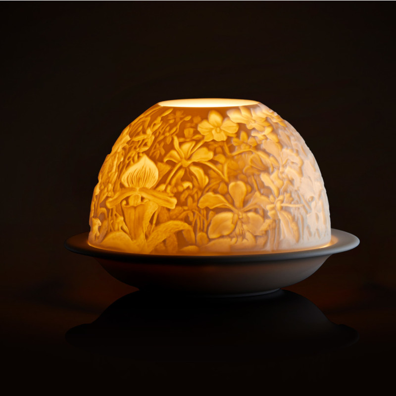 Bernardaud  Świecznik Orchidea