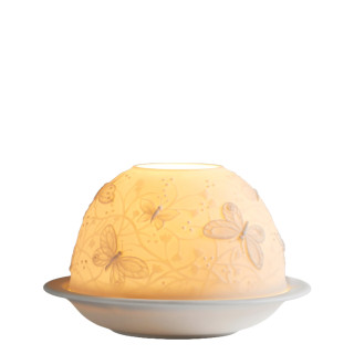 Bernardaud Świecznik Wzlot motyli