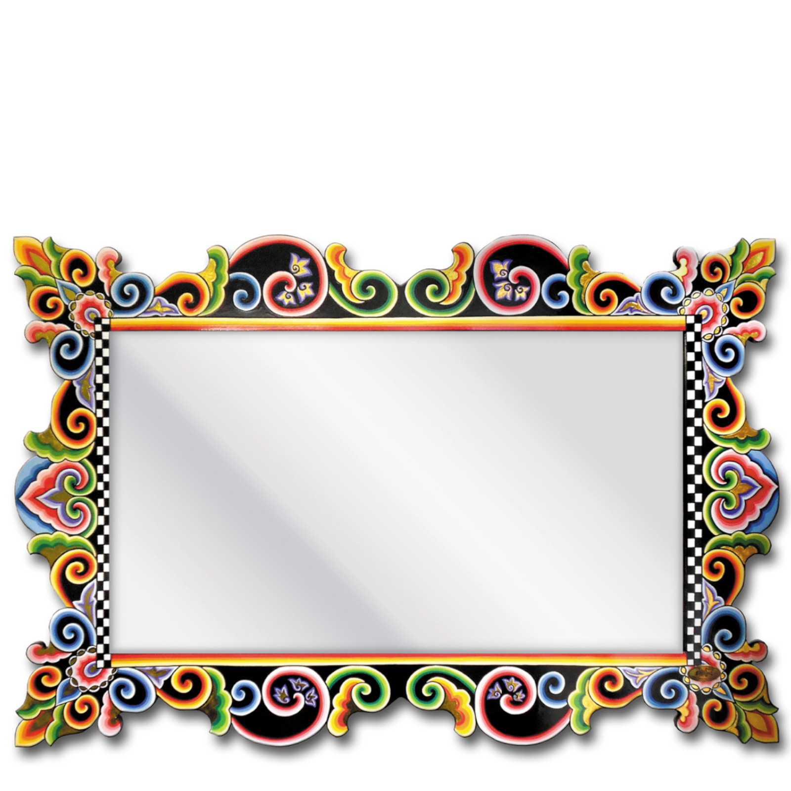 Lustro Black Collection prostokątne Tom's Drag