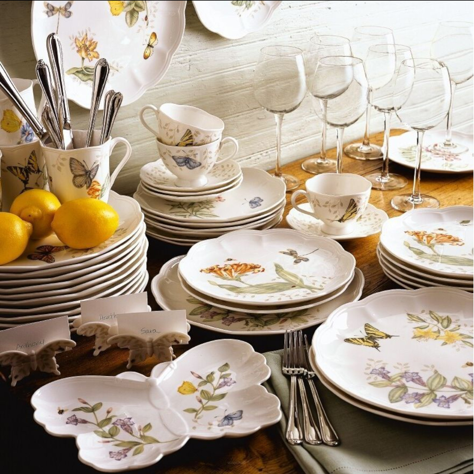 Lenox Butterfly Meadow Filiżanka Monarch