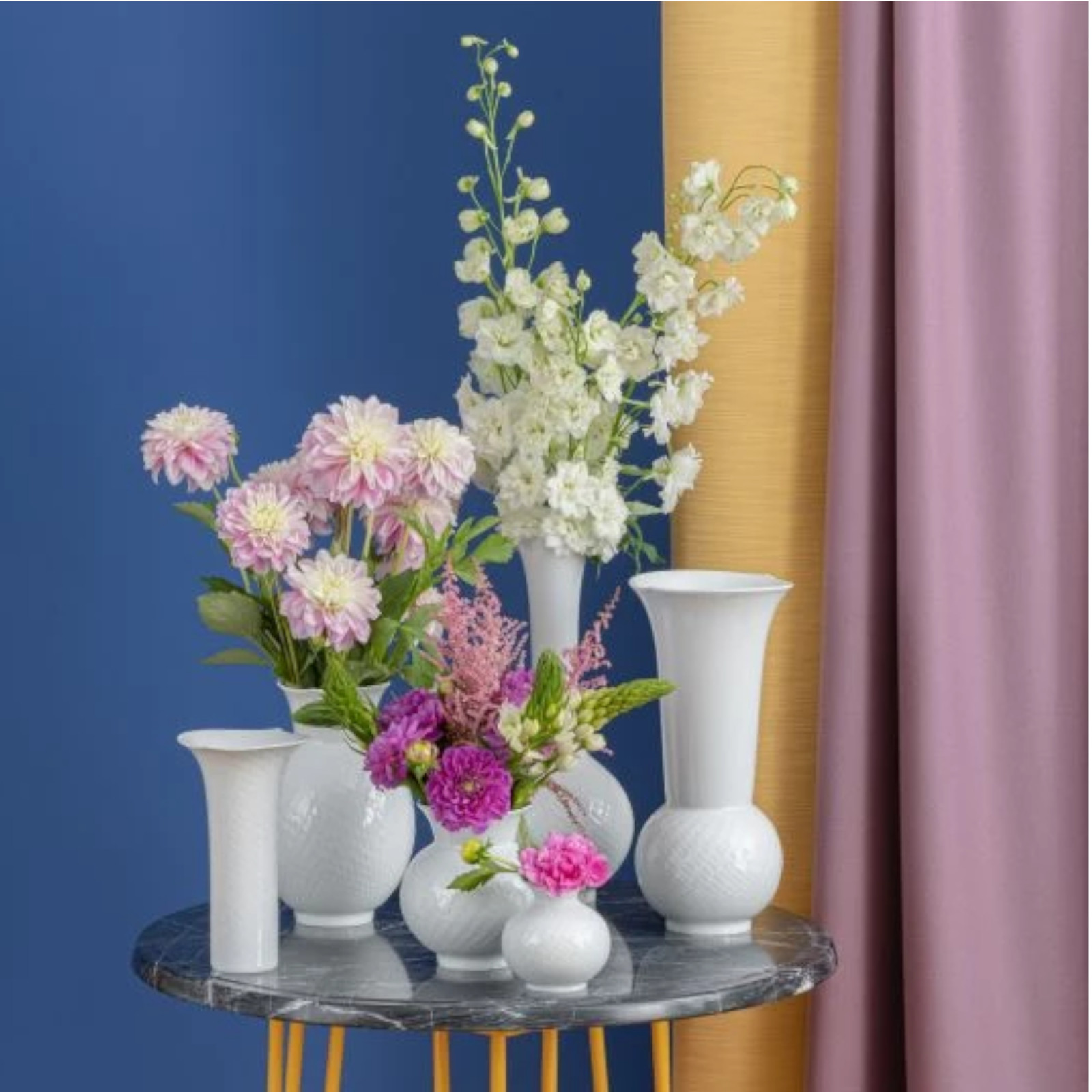 Meissen Wazon 30 cm Fala