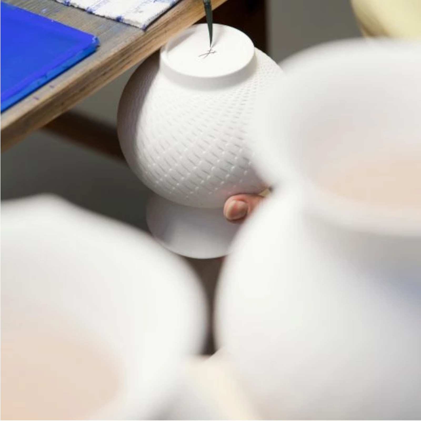 Meissen Wazon 30 cm Fala