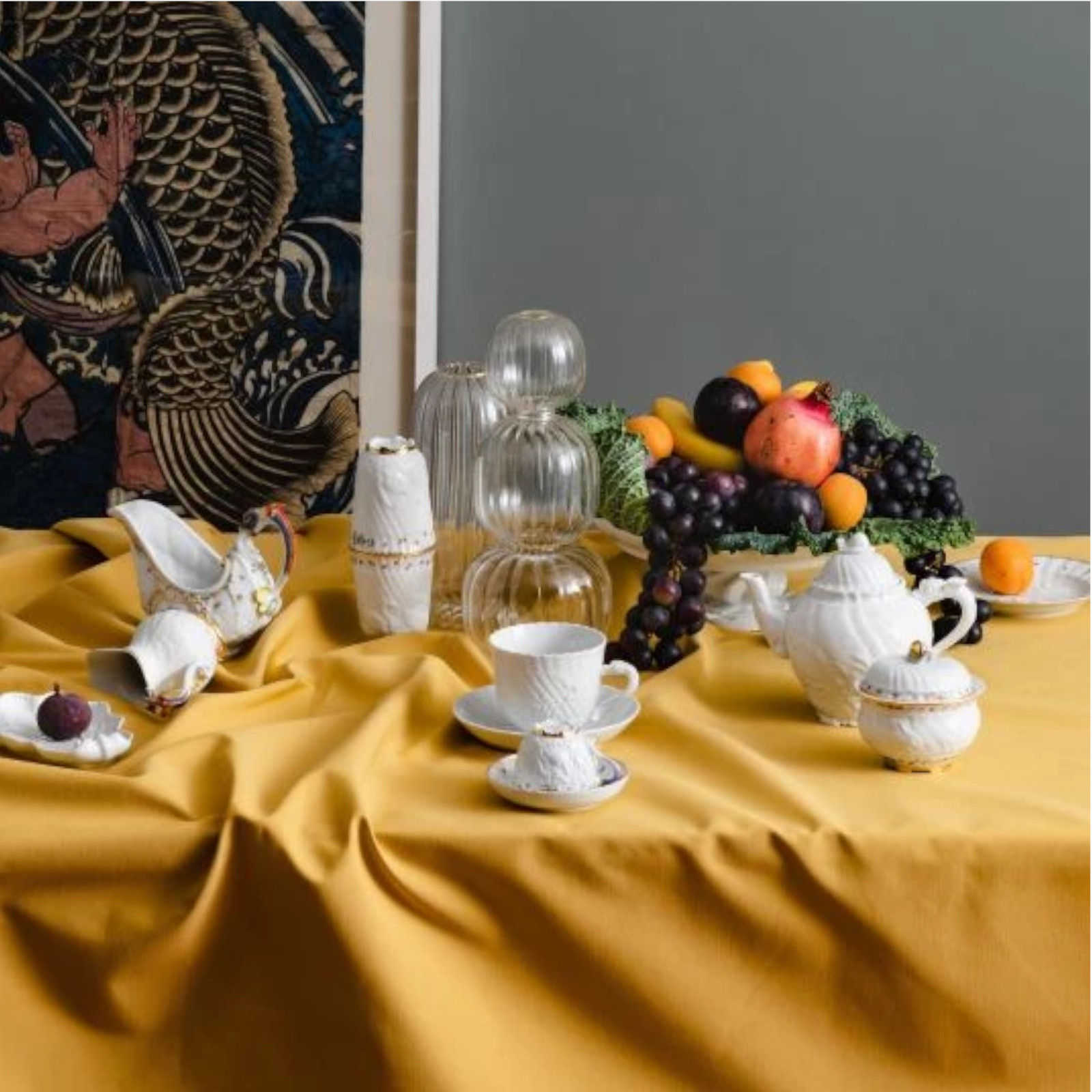 Meissen Filiżanka espresso Łabędź biały