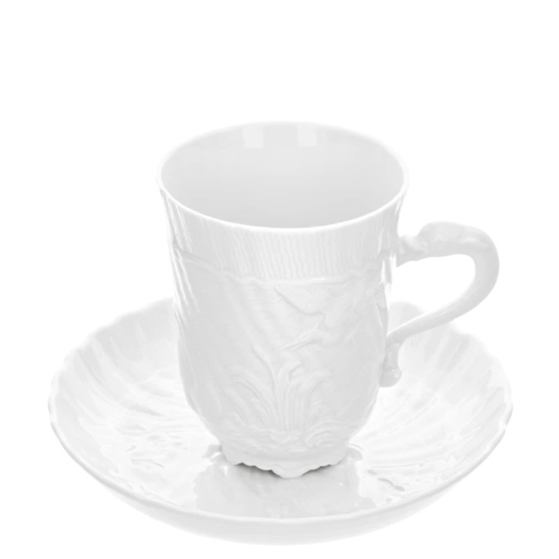 Meissen Filiżanka  wysoka Łabędź biały