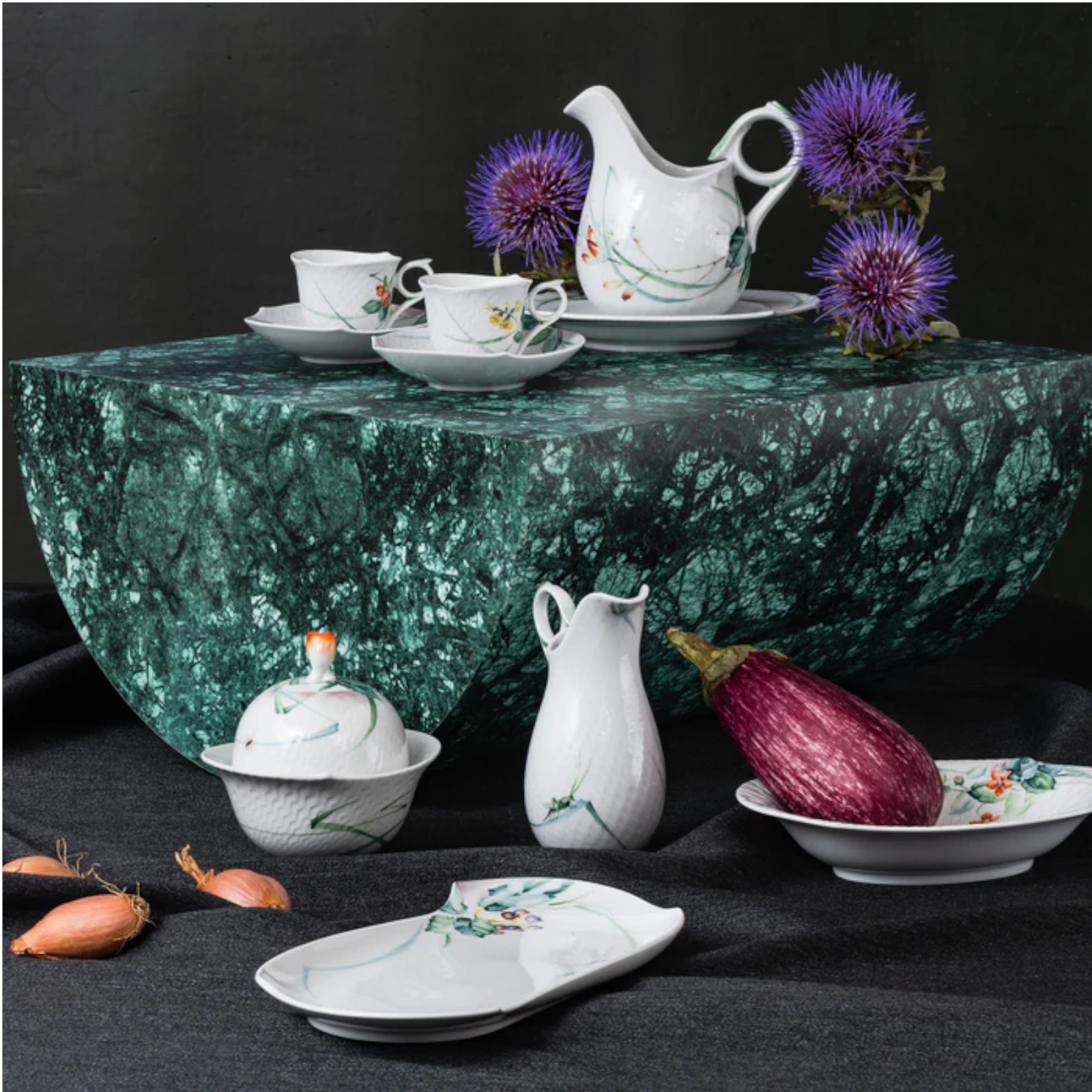 Meissen Cukiernica Fala Owady