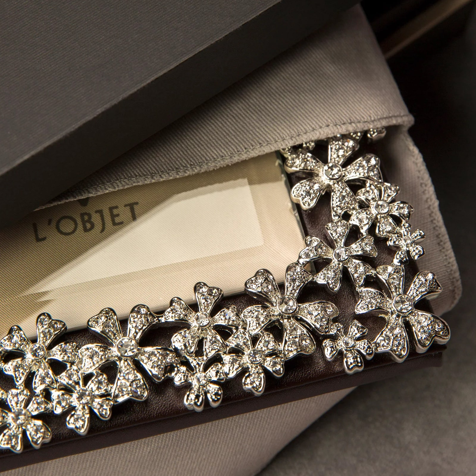 Ramka Girlanda platynowa 5x8cm L Objet