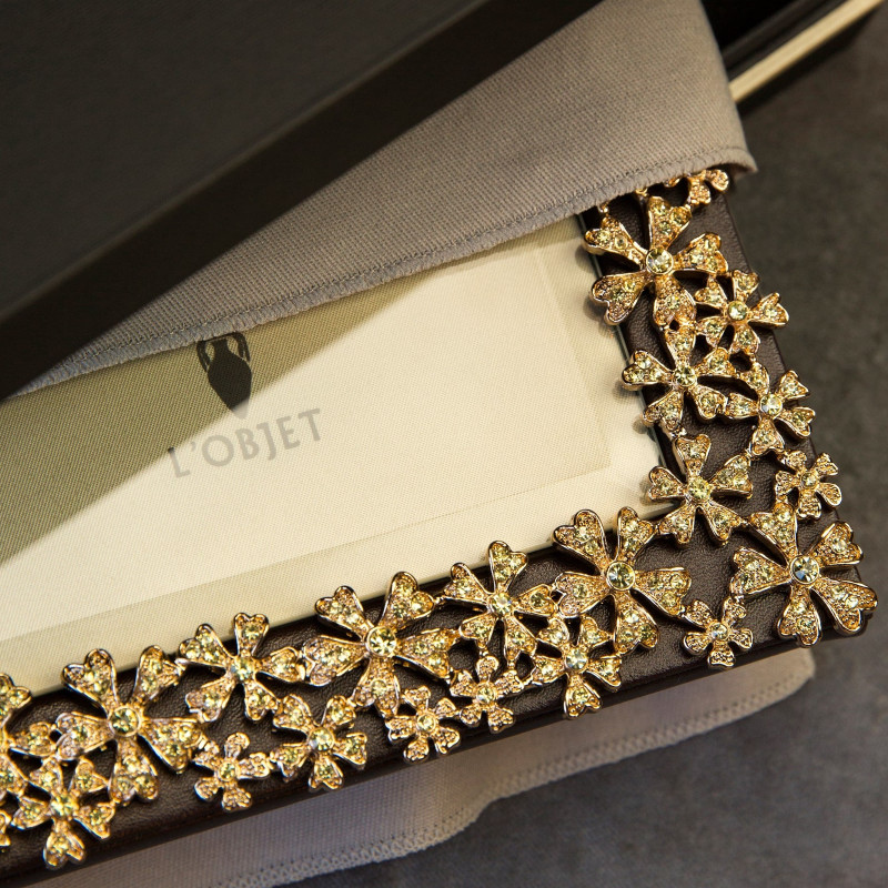 Ramka Girlanda pozłacana 10x15 cm L Objet