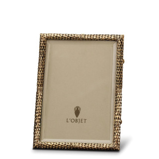 Ramka Łuski pozłacana 10x15cm L Objet