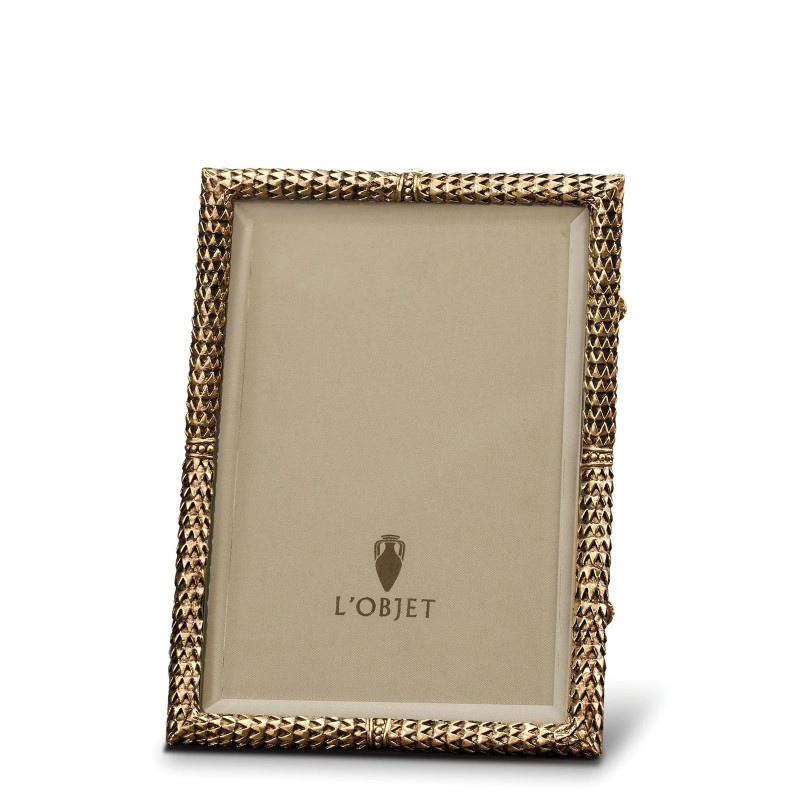 Ramka Łuski pozłacana 10x15cm L Objet