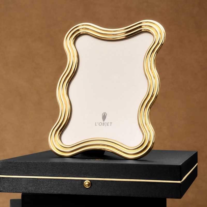 Ramka Fala pozłacana 20x25cm L Objet
