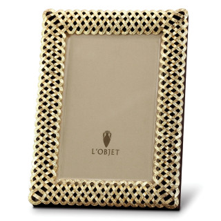 Ramka Plecionka pozłacana 20x25 cm L Objet