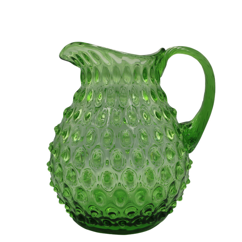 Bohemia Dots Green-dzbanek