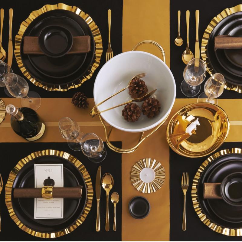 Sambonet Kyma gold Podtalerz 33 cm