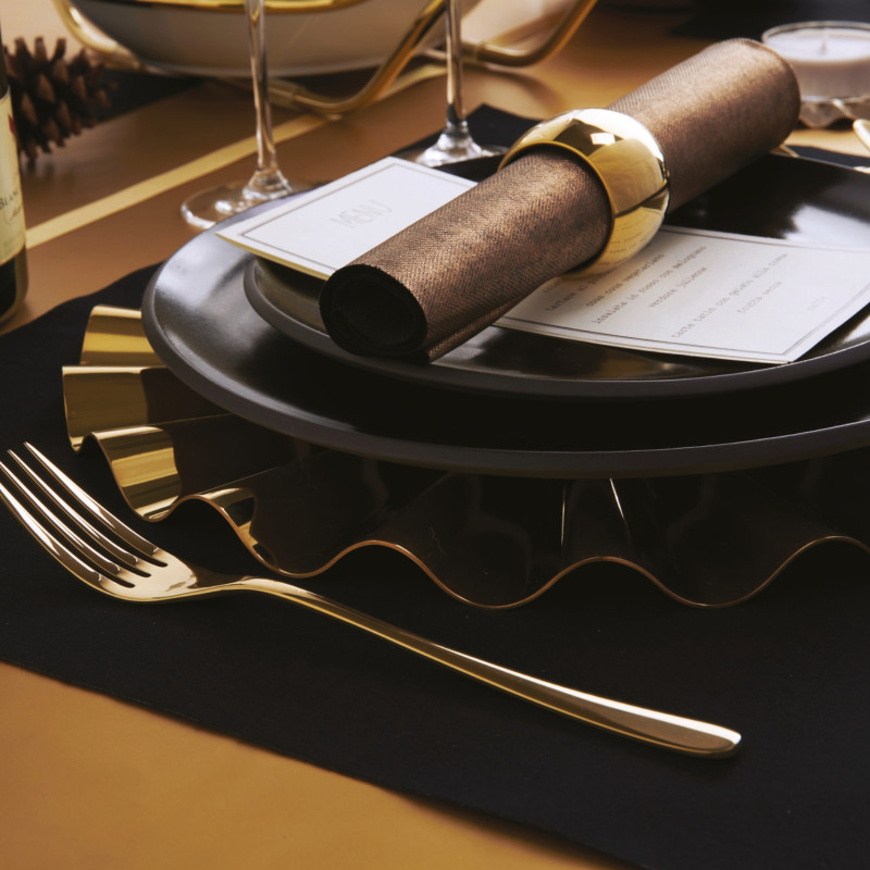 Sambonet Kyma gold Podtalerz 33 cm