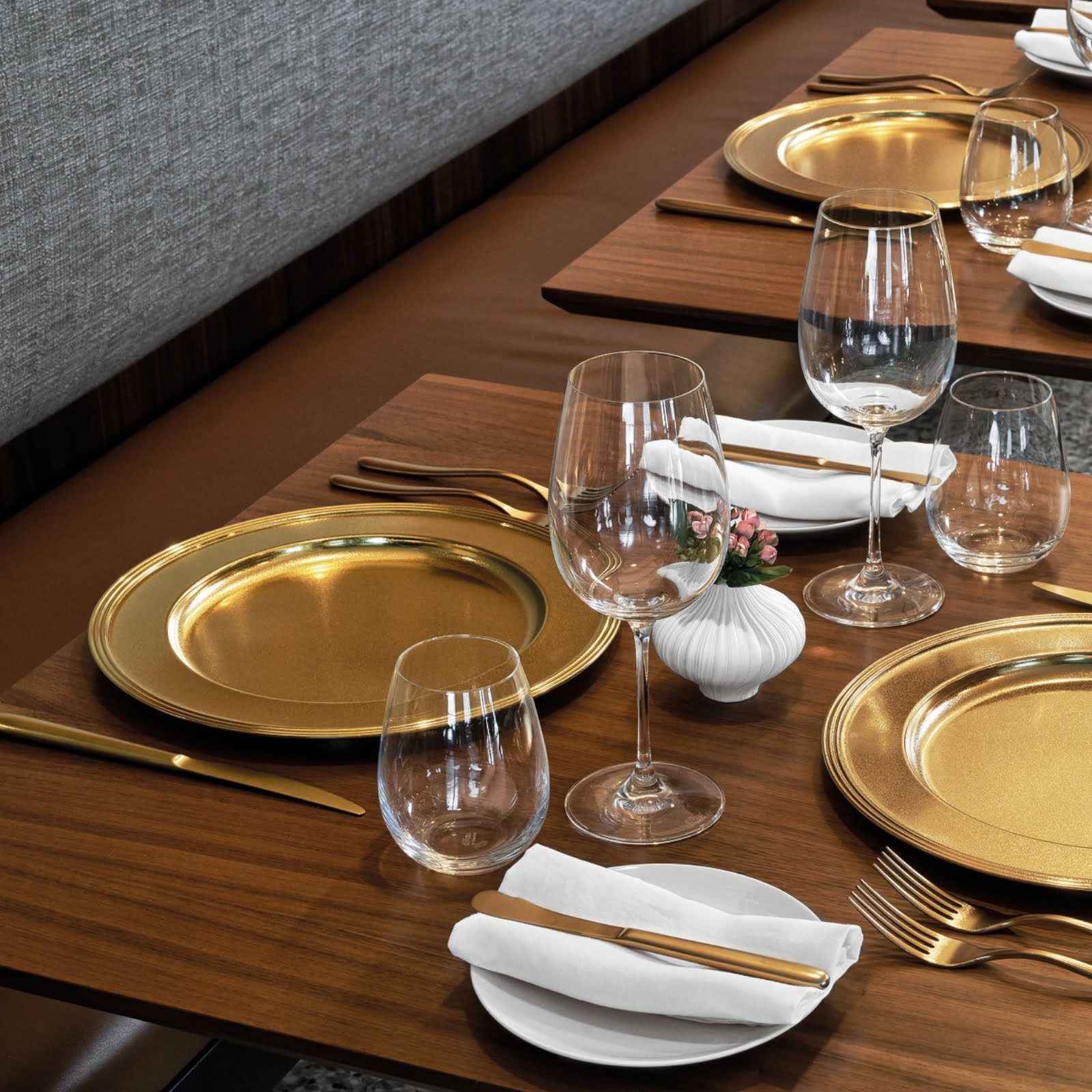 Sambonet Avenue Podtalerz diamond gold