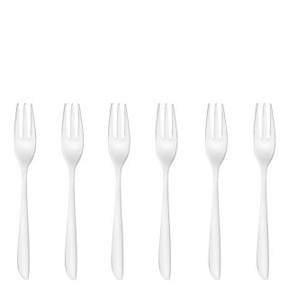 Sambonet Leaf zestaw 6 widelczyków do ciasta