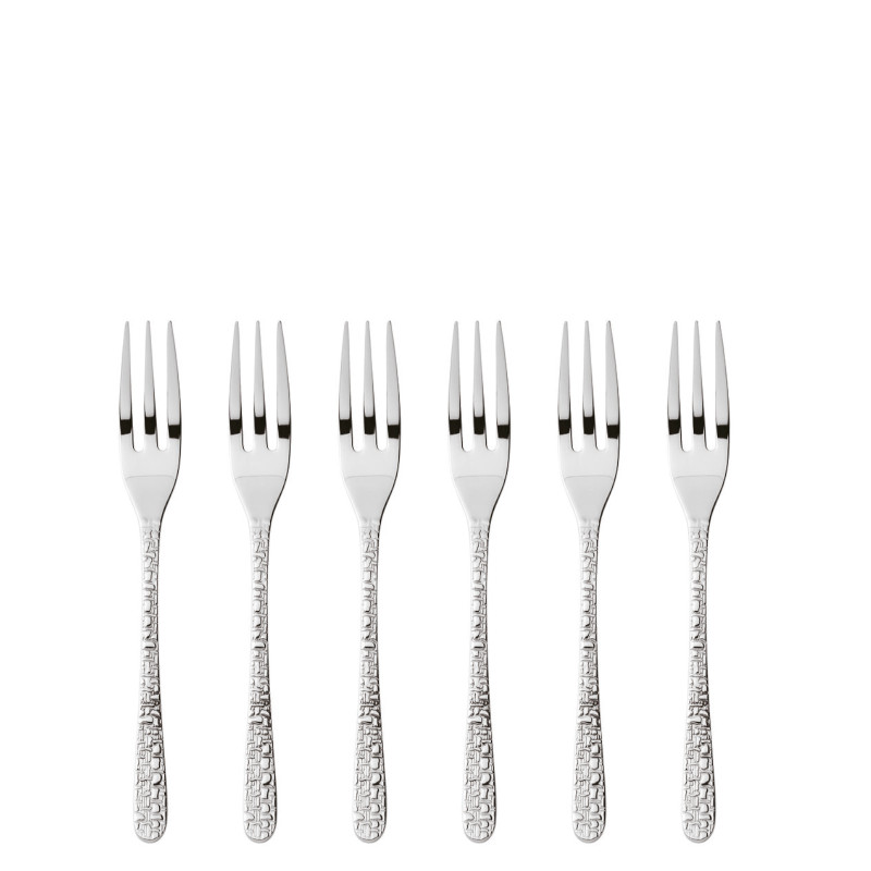 Sambonet Venezia zestaw 6 widelczyków do ciasta