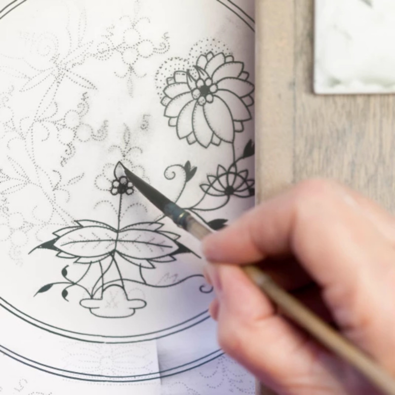 Meissen Mlecznik Wzór Cebulowy