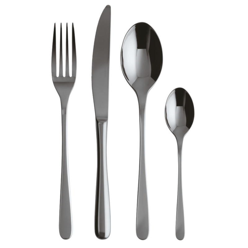 Sambonet Taste 24 cz. zestaw sztućców czarny