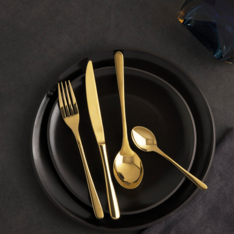 Sambonet Taste 24 cz. zestaw sztućców złoty