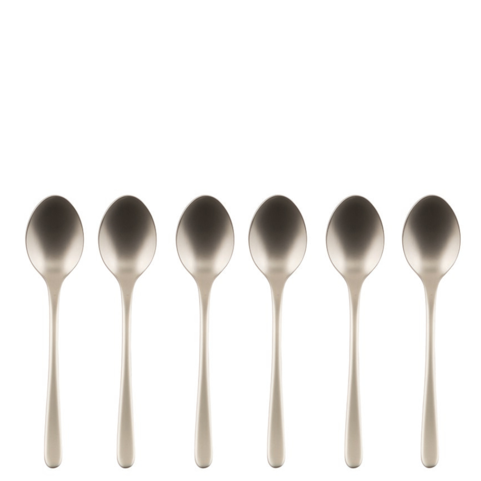 Sambonet Taste zestaw 6 łyżeczek mokka szampan antique
