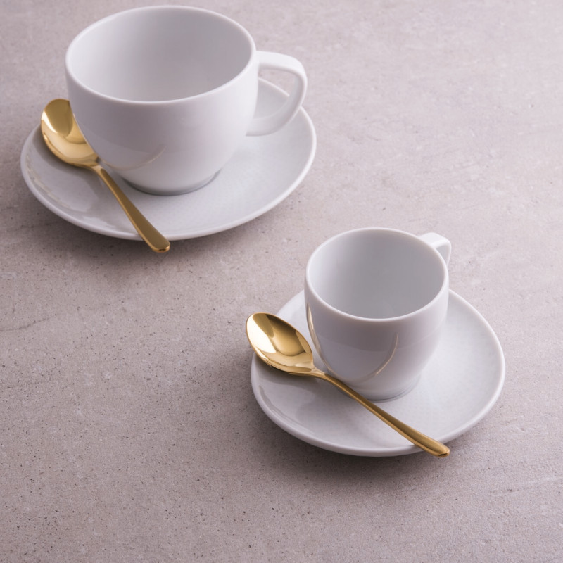 Sambonet Taste zestaw 6 łyżeczek mokka złoty