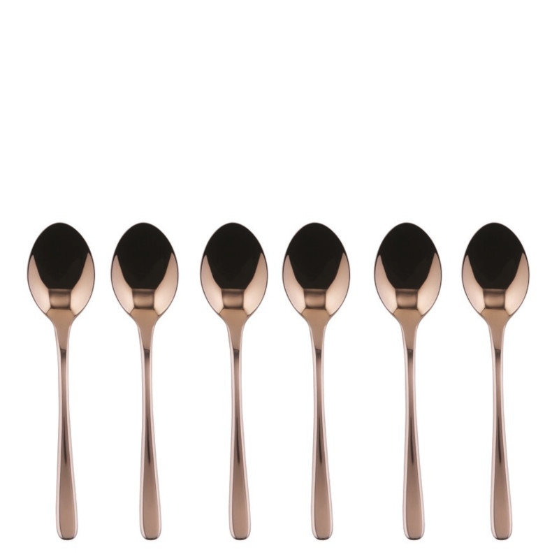 Sambonet Taste zestaw 6 łyżeczek mokka miedź