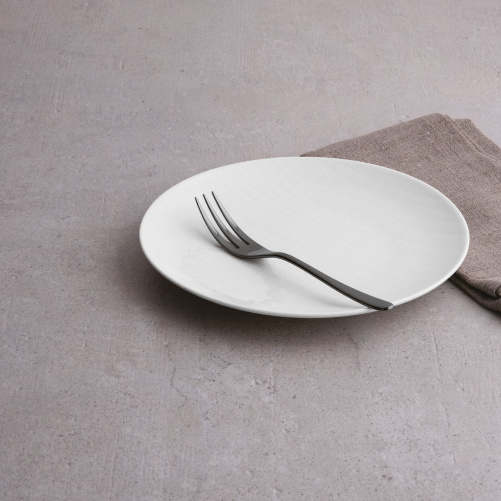 Sambonet Taste zestaw 6 widelczyków do ciasta czarny