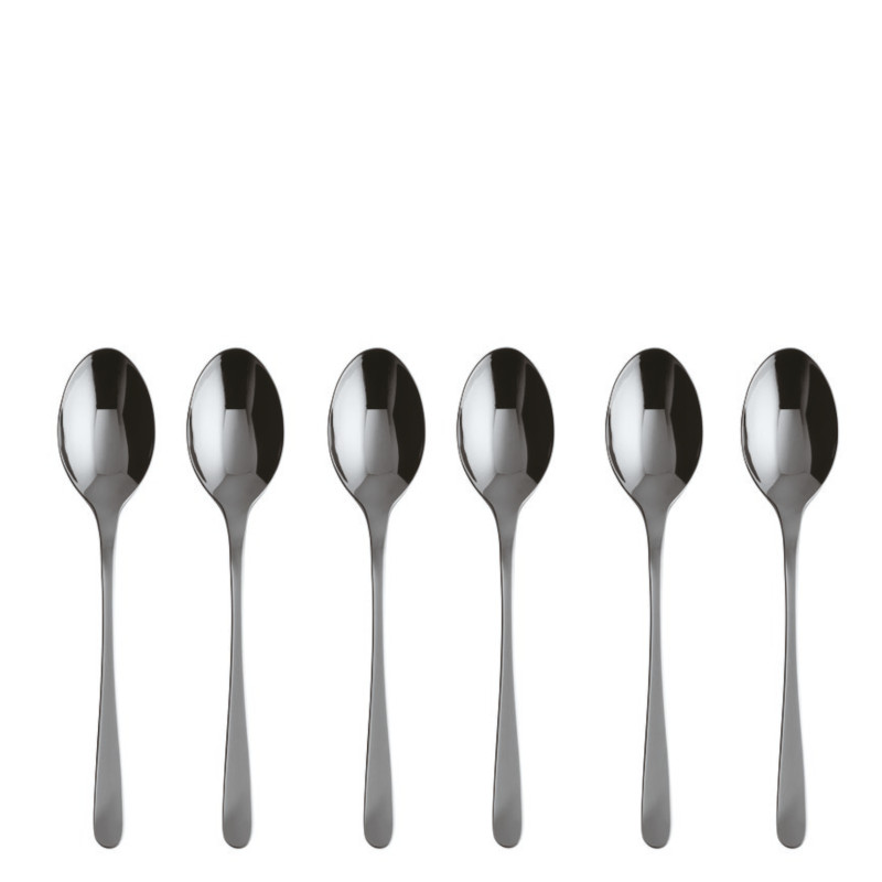 Sambonet Taste zestaw 6 łyżeczek mokka czarny