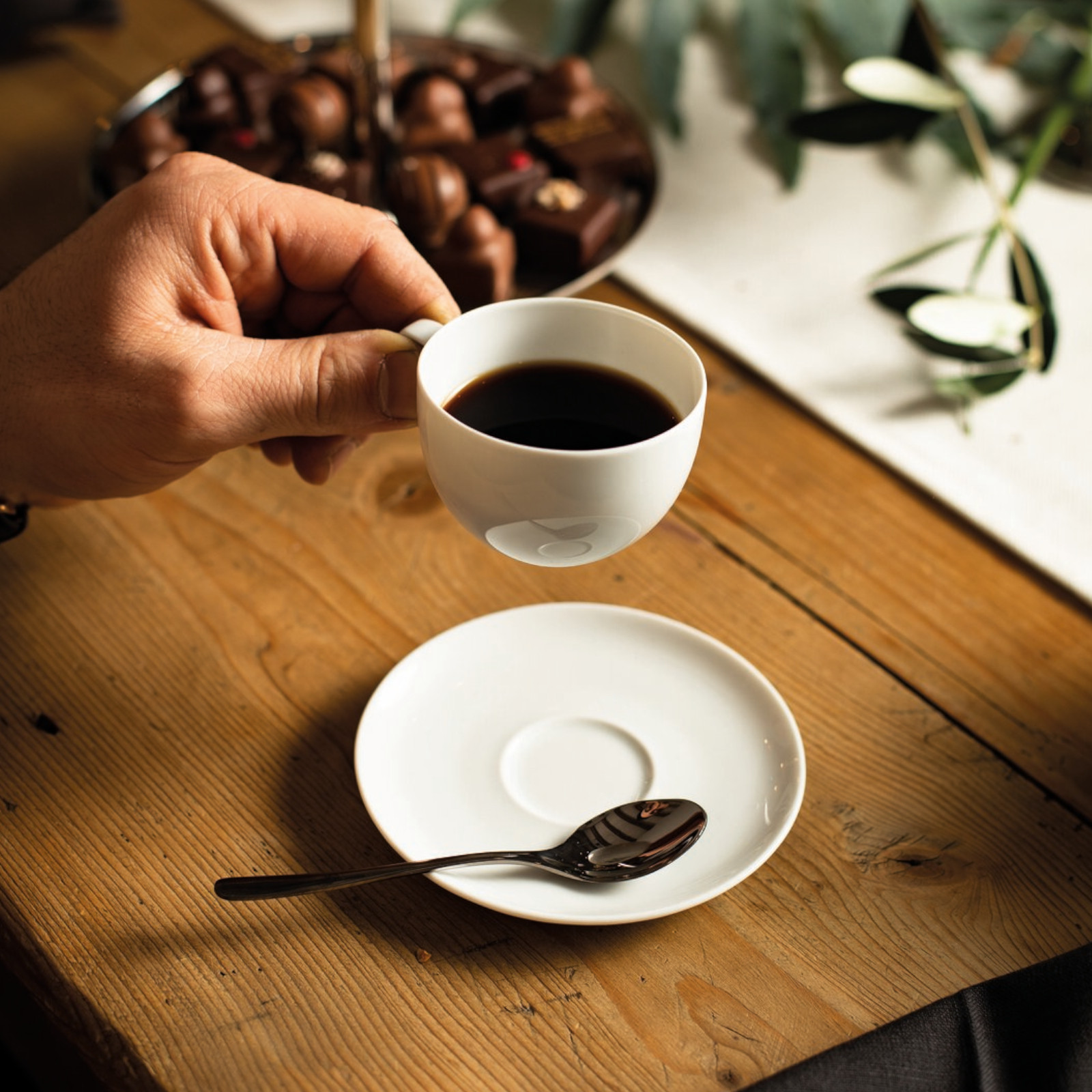 Sambonet Taste zestaw 6 łyżeczek mokka czarny