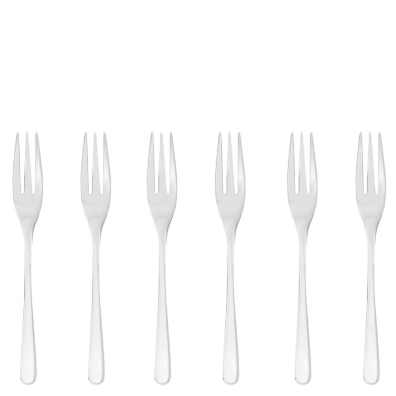 Sambonet Taste zestaw 6 widelczyków do ciasta